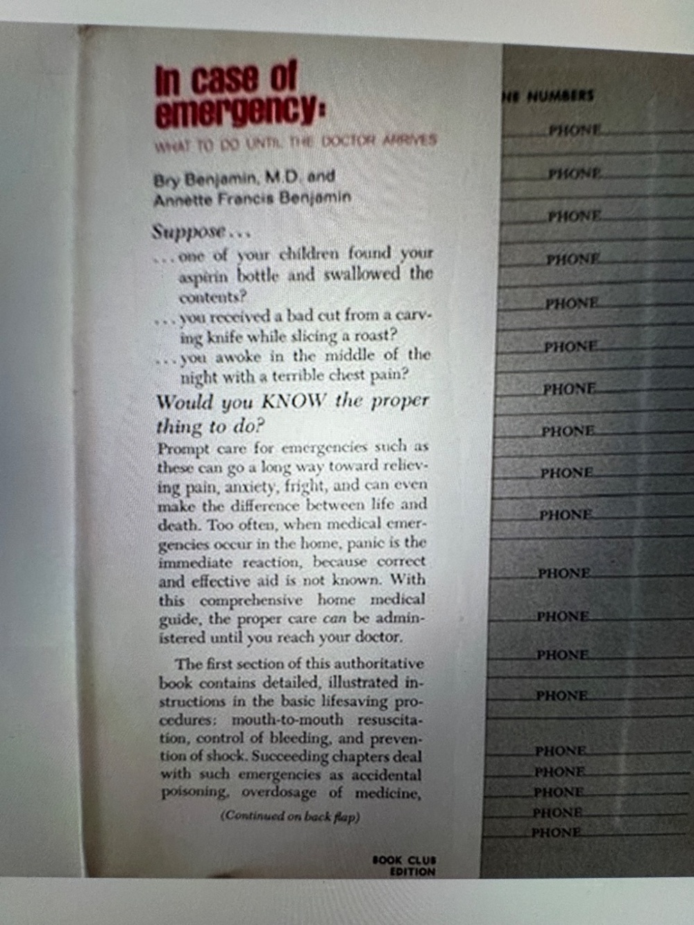 In Case Of Emergency What To Do Until The Doctor Arrives - Picture 2 of 7